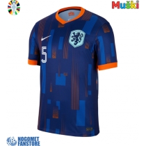 Nizozemska Nathan Ake #5 Gostujuci Dres EP 2024 Kratak Rukav